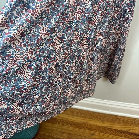 Nation LTD | Martine Casual Peasant Dress in Cherry Blossom Size Small - Picture 5 of 7